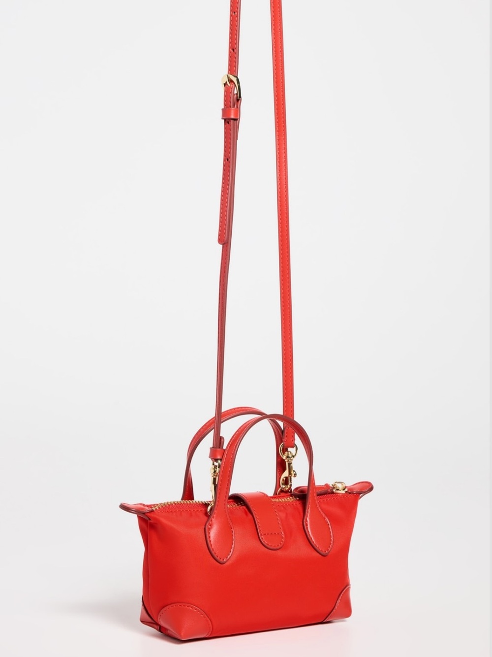 Stoney Clover Lane Tomato Red Pouchette Crossbody Bag - Picture 2 of 10
